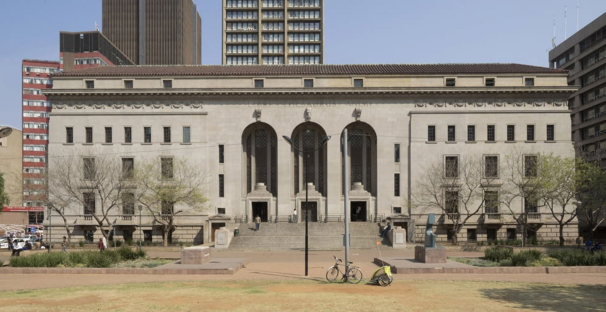 Johannesburg City Library Beyers Naude Square Johannesburg Gauteng Province South Africa Canvas Art - Panoramic Images (27 x 9)