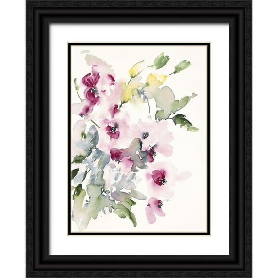 Johannesson, Karin 11x14 Black Ornate Wood Framed with Double Matting Museum Art Print Titled - Simply Lovely