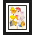 thumbnail image 1 of Johannesson, Karin 25x32 Black Ornate Wood Framed with Double Matting Museum Art Print Titled - Leaves Falling II, 1 of 4