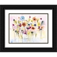 thumbnail image 1 of Johannesson, Karin 32x25 Black Ornate Wood Framed with Double Matting Museum Art Print Titled - Junes Flowers, 1 of 4