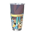 thumbnail image 1 of Johaoi Bluey Print 20oz Tumbler,Travel Coffee Mug Tumbler with Flip Lid Stainless Steel Water Bottle Gifts for Women Men Him Her-Without Straw, 1 of 8