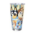 thumbnail image 1 of Johaoi Bluey Print 20oz Tumbler,Travel Coffee Mug Tumbler with Flip Lid Stainless Steel Water Bottle Gifts for Women Men Him Her-Without Straw, 1 of 8
