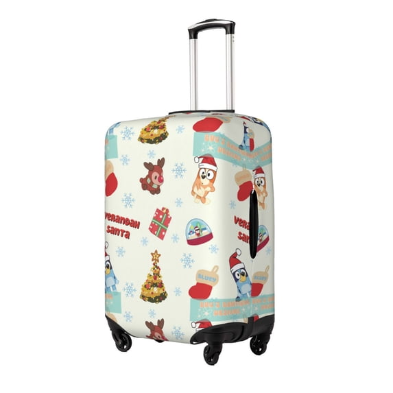 Johaoi Bluey for Travel Luggage Cover Suitcase Protector Scratch-Resistant Fit 18-32 Inch Suitcase, Not Included Suitcase-Medium
