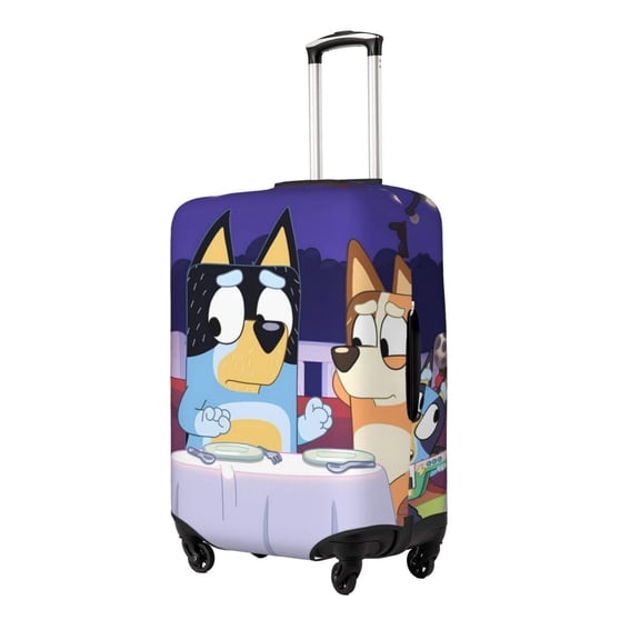 Johaoi Bluey for Travel Luggage Cover Suitcase Protector Scratch-Resistant Fit 18-32 Inch Suitcase, Not Included Suitcase-Small