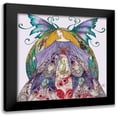 thumbnail image 1 of Johara 12x12 Black Modern Framed Museum Art Print Titled - Fee de la Vierge, 1 of 5