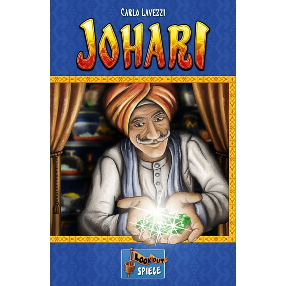 Johari: The Jewel Market Strategy Board Game | Ages 10+ | 2-4 Players | Avg. Playtime 45-60 Minutes | Designed by Carlo Lavezzi