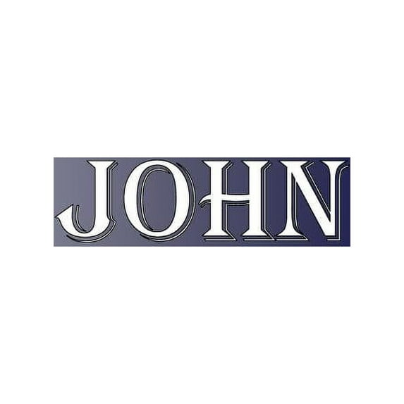 John : 100 Pages 8.5 X 11 Personalized Name on Notebook College Ruled Line Paper (Paperback)