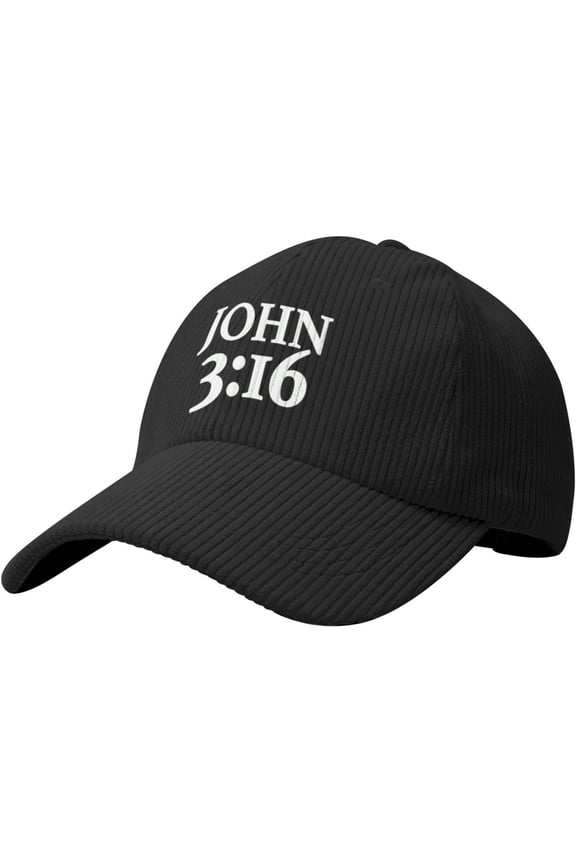 John 3:16 Believer, Christian, Jesus, Faith Baseball Cap Men Trucker Hat Gift Women Cowboy Hat Ponytail Hat Beige