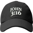 thumbnail image 1 of John 3:16 Believer, Christian, Jesus, Faith Baseball Cap Sun Hat Gift Women Cowboy Hat Trucker Hat Men Dad Hat Beige, 1 of 8
