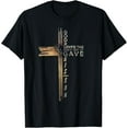 thumbnail image 1 of John 3:16 Christian Cross Bible T-Shirt100% cotton short-sleeved shirt for both men and women, 1 of 6