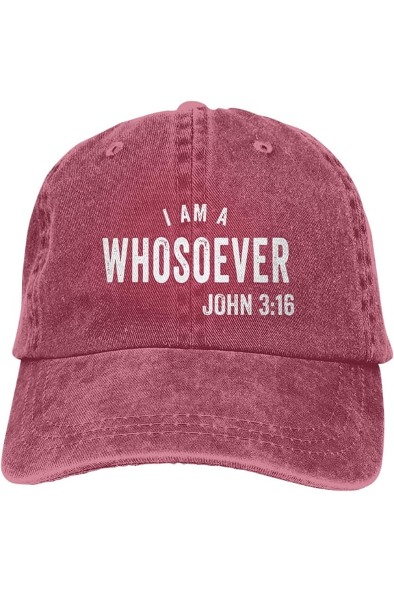 John 3:16 Christian Gifts Bible Gifts Men Cowboy Hat Trucker Hats Snapback Hat Baseball Cap for Men Women Adjustable