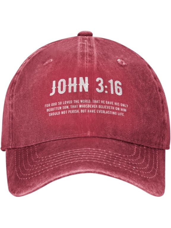Christian Gifts Bible Hat Cowboy Hat Trucker Hat for Men Women Baseball Cap Snapback Hat Summer Hats Black