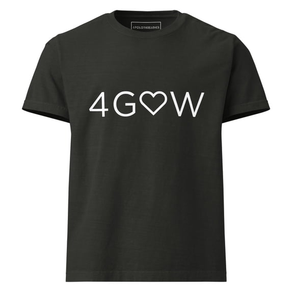 John 3:16 For God So Loved the World Garment-Dyed T-Shirt | Christian Tshirt | Bible Verse Shirt (Washed Black, S)