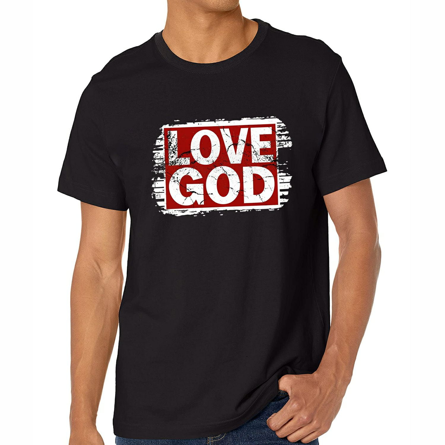 John 3 16 He Loved Me First Bible Verse Religious Birthday Gift Mens T ...