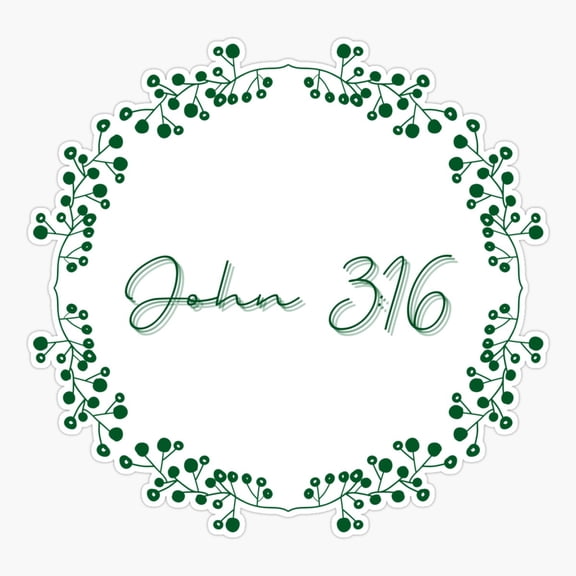 John 3:16 Sticker