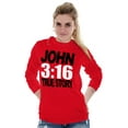 thumbnail image 1 of John 3:16 True Story Bible Verse Long Sleeve TShirt Men Women Brisco Brands S, 1 of 6