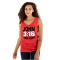 thumbnail image 1 of John 3:16 True Story Bible Verse Tank Top T Shirts Men Women Brisco Brands S, 1 of 6