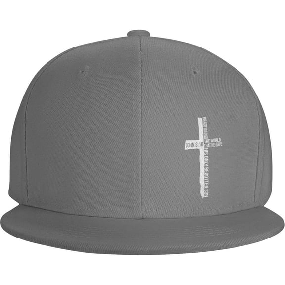 John 3:16 for God So Loved The World Cross, Christian, Faith Gifts Unisex Baseball Cap Adjustable Dad Hat Summer Hats
