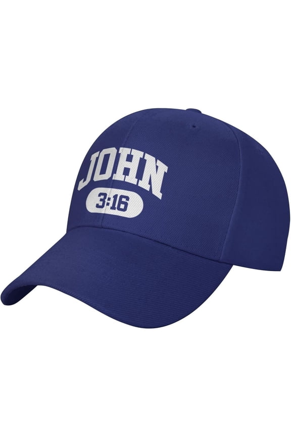 John 316 Christian Faith Believer Jesus Baseball Hat for Men Women Black Baseball Cap Golf Dad Hat for Men Trucker Hat