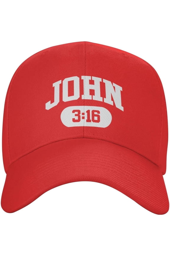 John 316 Christian Faith Believer Jesus Black Cowboy Hat Baseball Cap Adjustable Trucker Caps Casual Sun Hat for Men