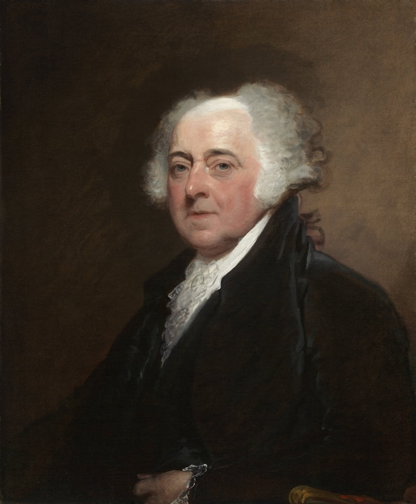John Adams Canvas Art - (18 x 24)