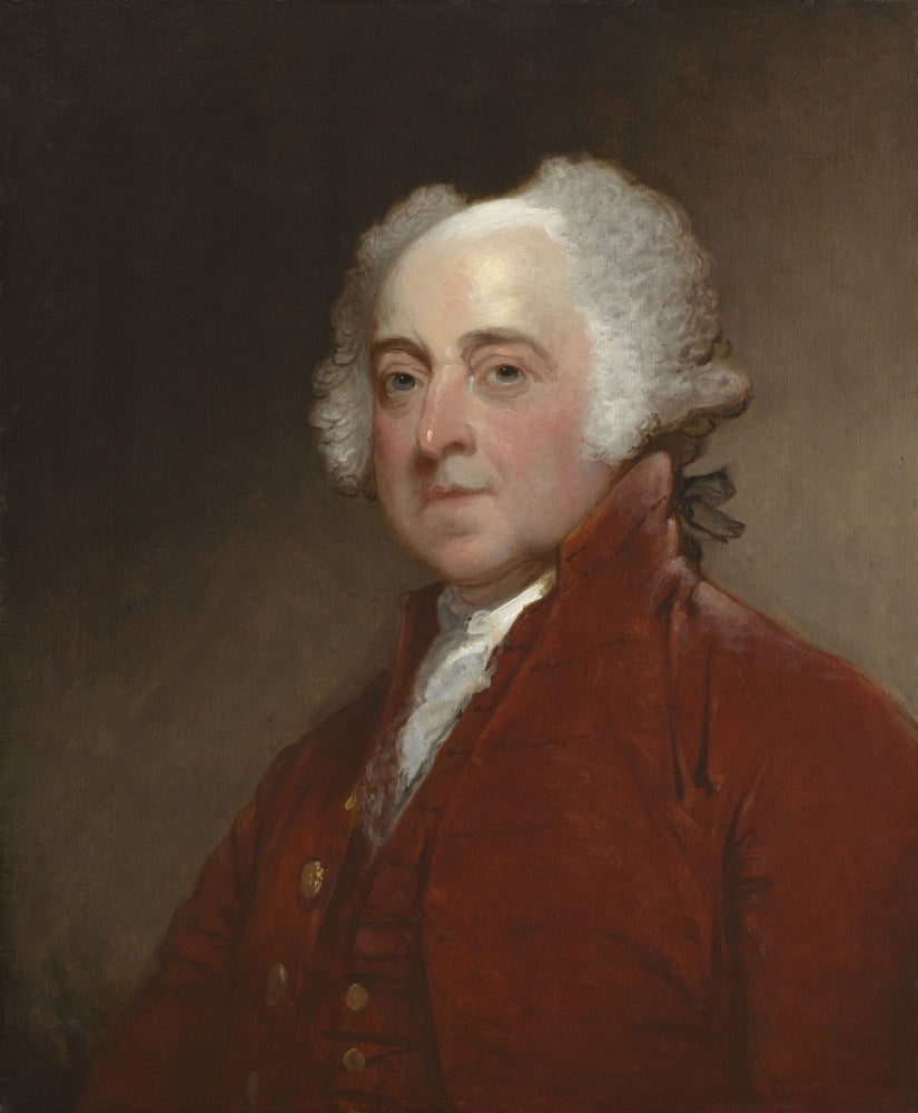 John Adams Canvas Art - (18 x 24)