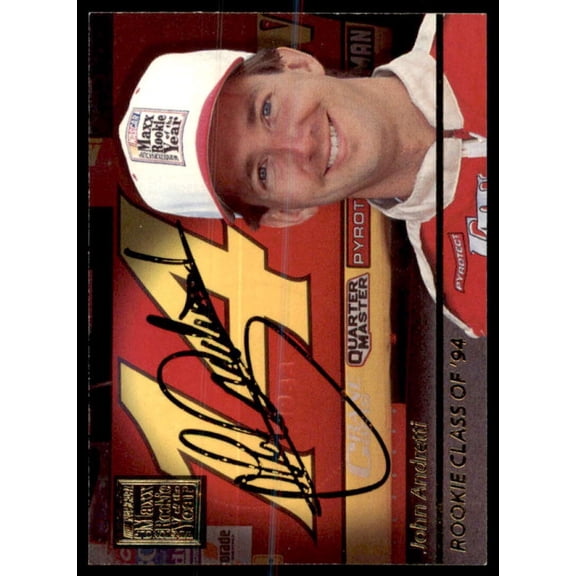 John Andretti Rookie Class Card 1994 Maxx Autographs #4