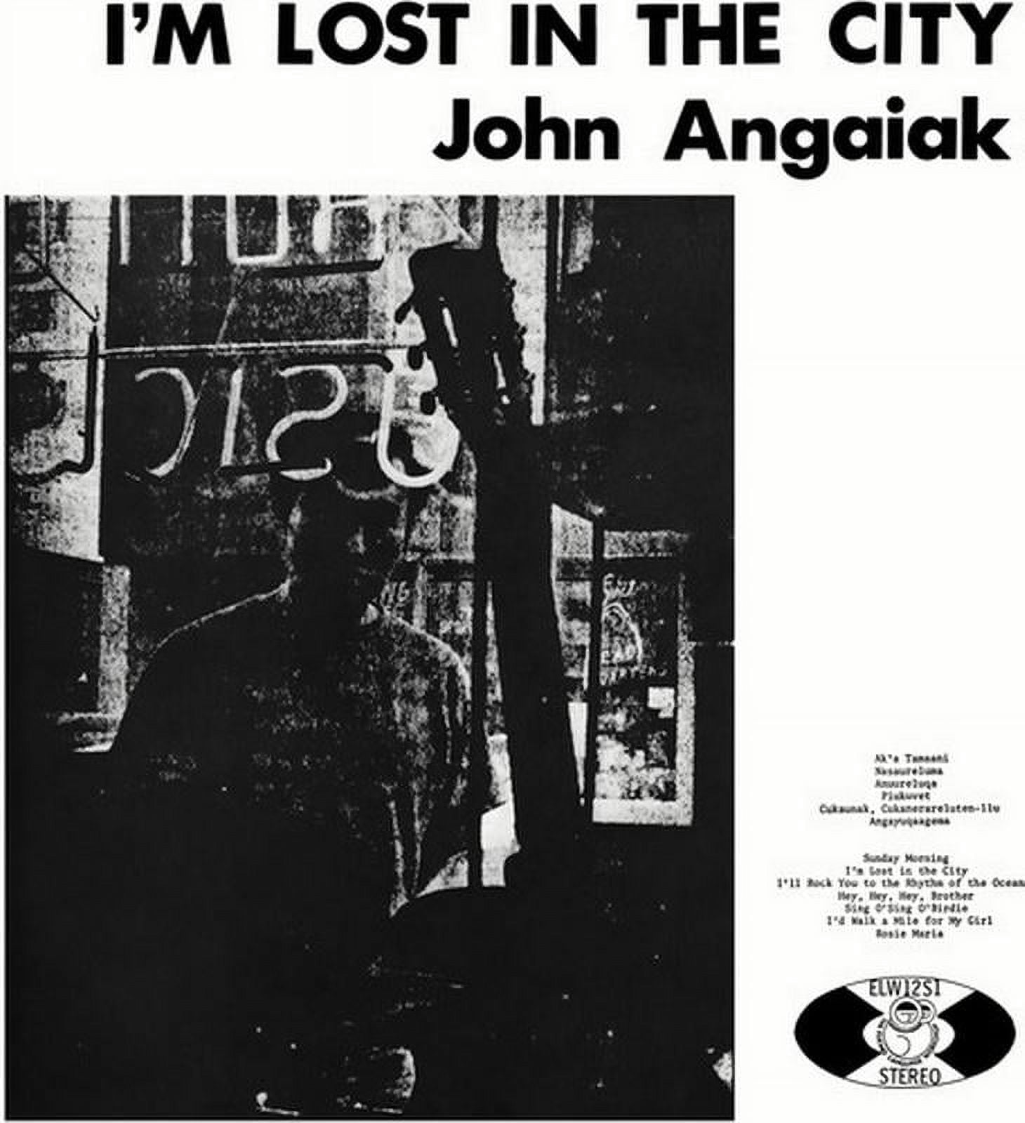 John Angaiak - I'm Lost In The City - Rock - CD