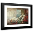 thumbnail image 1 of John Anster Fitzgerald 14x12 Black Modern Framed Museum Art Print Titled - The Dream After the Masked Ball, 1 of 5