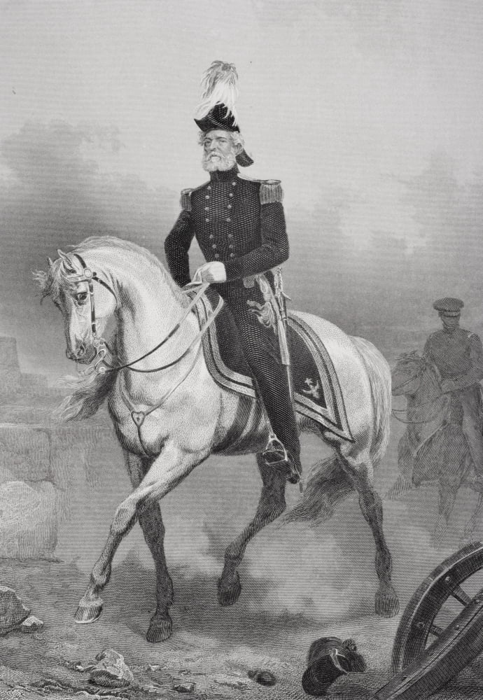 John Anthony Quitman 1798 To 1858 American General Politician And Fifteenth Governor Of Mississippi From Painting By Alonzo Chappel Canvas Art - Ken Welsh Design Pics (24 x 34)