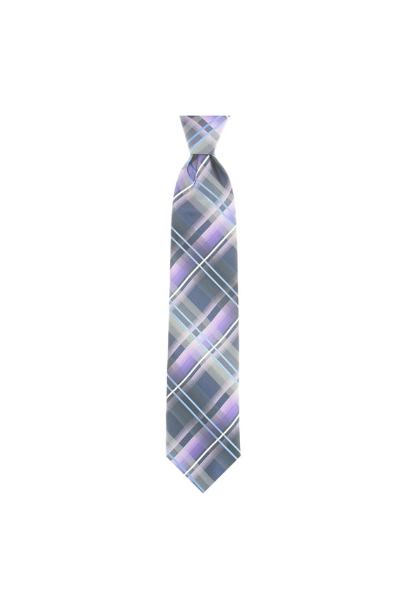 Men's Purple Plaid Tie