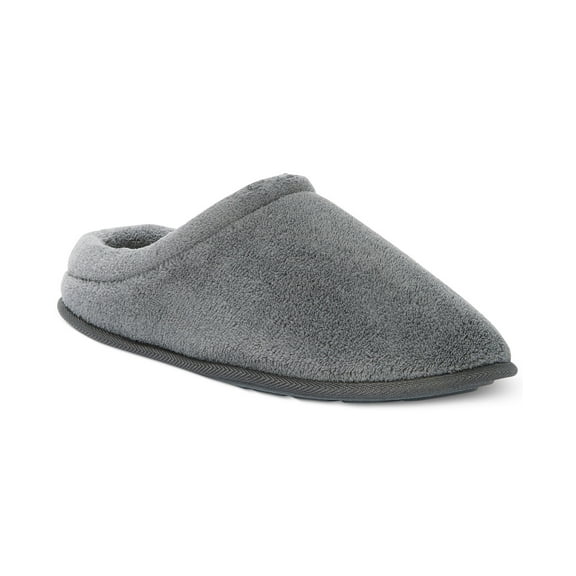 John Ashford Men's Slip On Slippers (S, Light Gray) RYANGREY