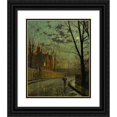 thumbnail image 1 of John Atkinson Grimshaw 12x14 Black Ornate Wood Framed Double Matted Museum Art Print Titled: After the Shower, 1 of 5