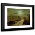 thumbnail image 1 of John Atkinson Grimshaw 18x15 Black Modern Framed Museum Art Print Titled - A Moonlit Landscape, 1 of 5