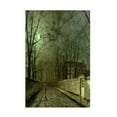 thumbnail image 1 of Trademark Fine Art John Grimshaw Silver Moonlight, 1880 Canvas Wall Art - 16x24, 1 of 5