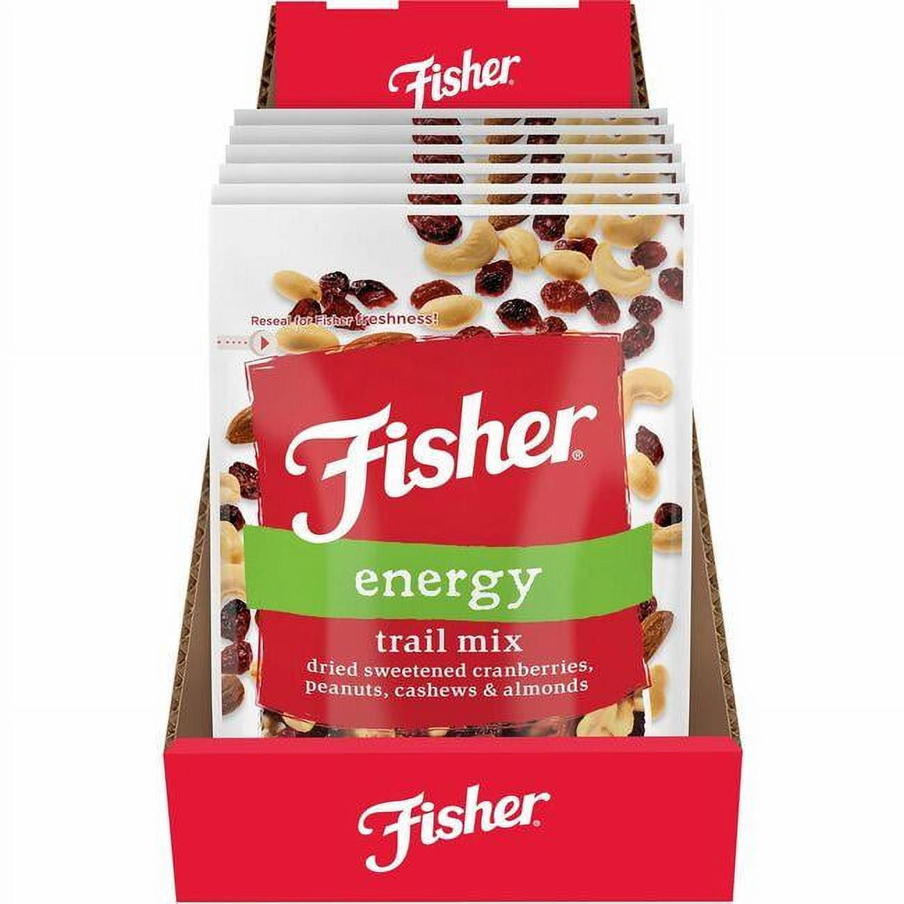 John B. Sanfilippo & Son JBSP27070 3.5 oz Fisher Energy Trail Mix - 6 ...