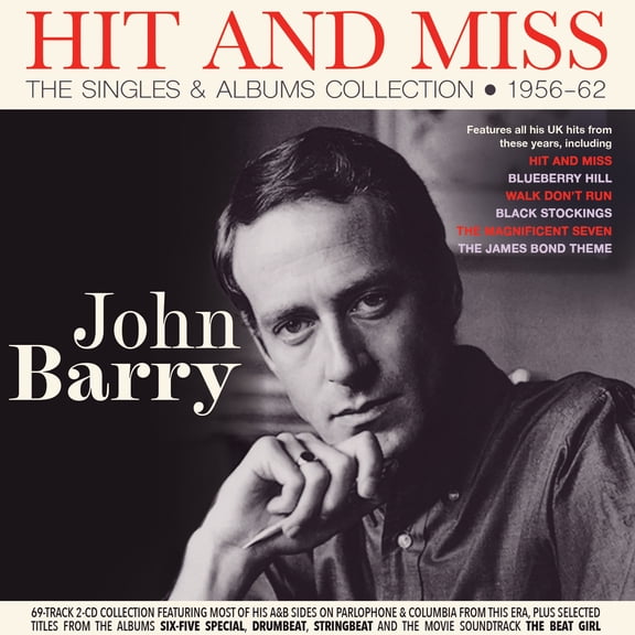 John Barry - Hit And Miss: The Singles & Albums Collection 1956-62 - Music & Performance - CD