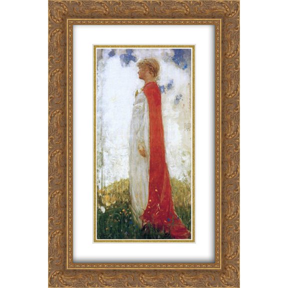 John Bauer 2x Matted 16x24 Gold Ornate Framed Art Print 'The Fairy Princess '