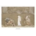 thumbnail image 1 of John Bauer - The Princess And The Trolls Print Wall Art, Modern Wall Decor For Living Room Bedroom, 12x18 UNFRAMED, 1 of 2