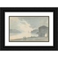 thumbnail image 1 of John Baverstock Knight 24x17 Black Ornate Framed Double Matted Museum Art Print Titled: Dartmouth (1823), 1 of 5