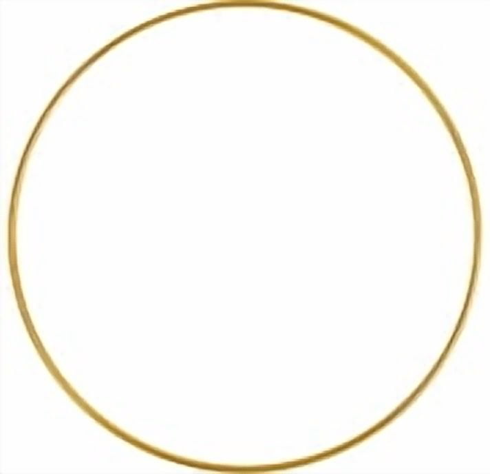 John Bead 1.5" Brass Metal Rings, 100pcs