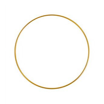 John Bead 1" Brass Metal Rings, 100pcs