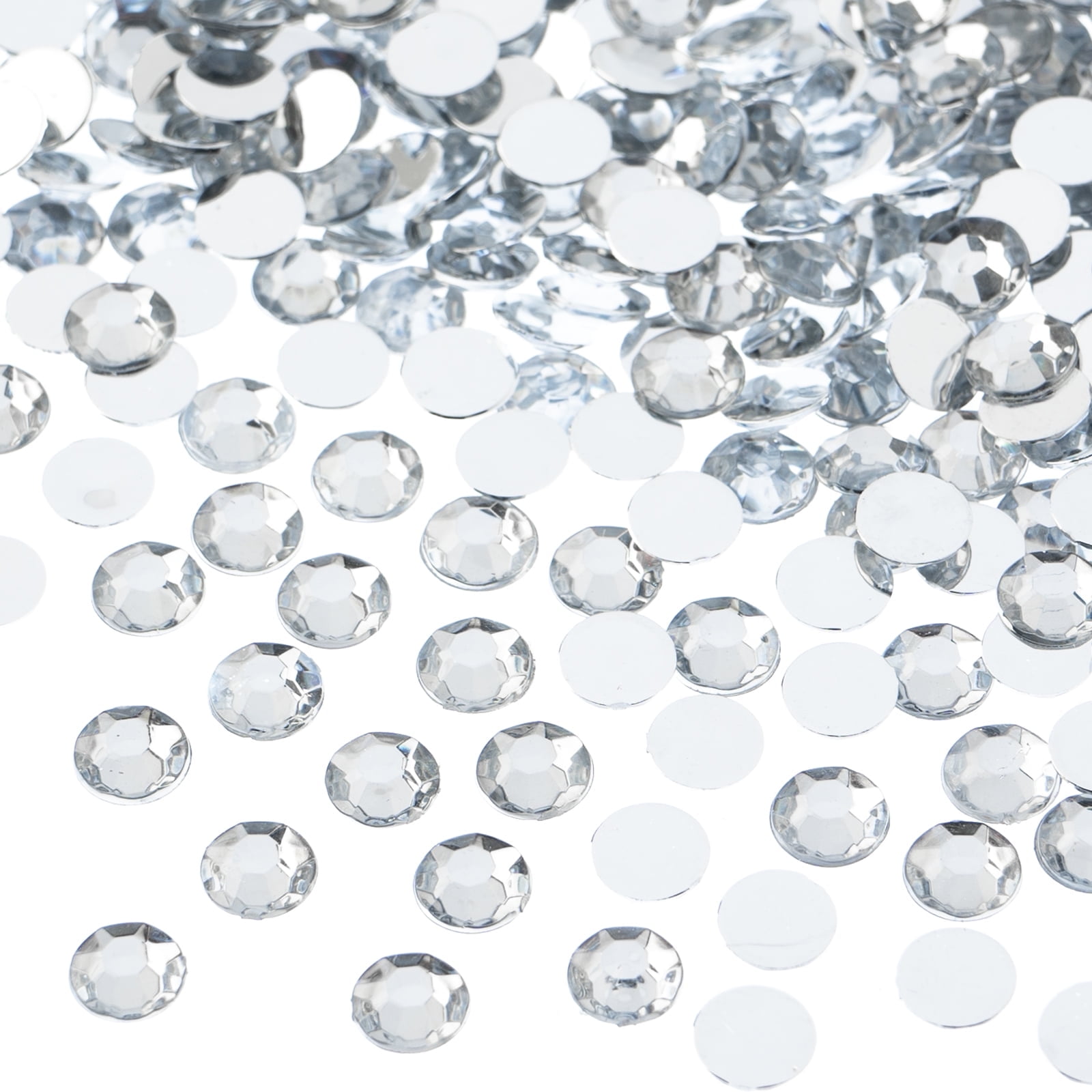 John Bead 1000-Piece 6mm (SS28) | Crystal Acrylic Round Flat Back ...