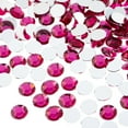 thumbnail image 1 of John Bead 1000-Piece 8mm (SS39) | Fuchsia Acrylic Round Flat Back Rhinestones, 1 of 5