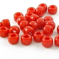 thumbnail image 1 of John Bead 1000pcs 9mm Plastic Crow Beads | Red Pony Bead, 1 of 5