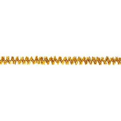 John Bead 100pcs 6mm x 12in Gold Chenille Glitter Tinsel Pipe Cleaners Stem for DIY Art Crafts Making School Projects Party Favors