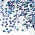 thumbnail image 1 of John Bead 2000-Piece 4mm (SS16) | Purple AB Acrylic Round Flat Back Rhinestones, 1 of 5