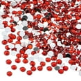 thumbnail image 1 of John Bead 2000-Piece 4mm (SS16) | Red Acrylic Round Flat Back Rhinestones, 1 of 5