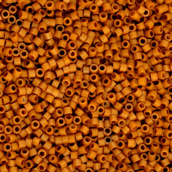 John Bead 25g Cylin Beads Brown Sugar Mist 11/0 Glass Bugle Seed Beads for Jewelry Bracelets Necklaces Earrings Making Embroidery Home Decor