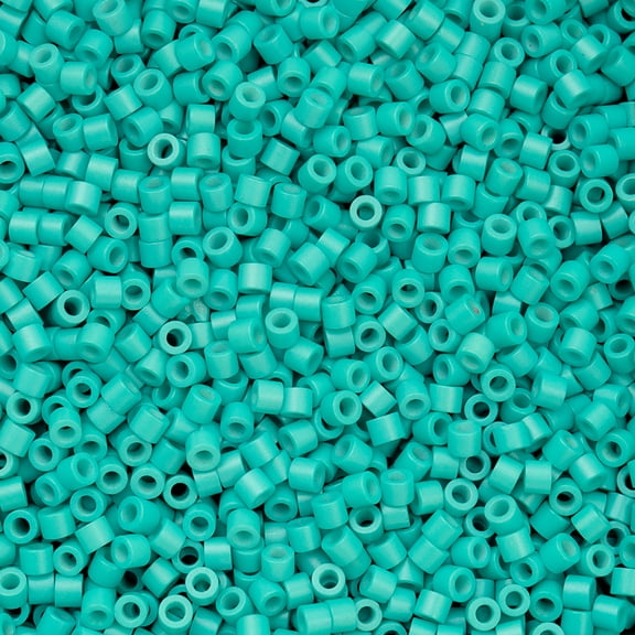 John Bead 25g Cylin Beads Light Teal 11/0 Glass Bugle Seed Beads for Jewelry Bracelets Necklaces Earrings Making Embroidery Home Decor